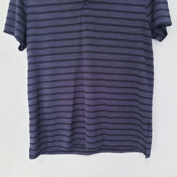 PERRY ellis size medium black and gray polo - Picture 5 of 7